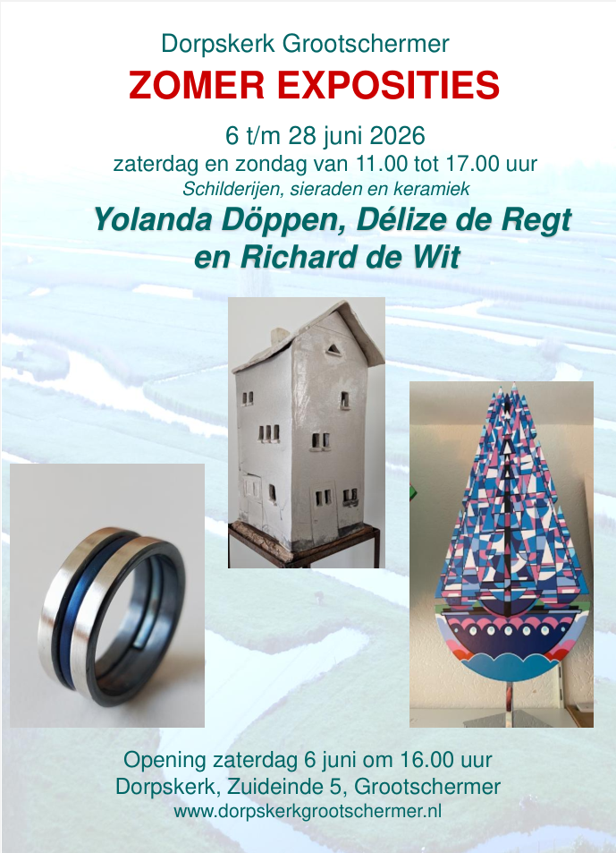 Dorpskerk Grootschermer ZOMER EXPOSITIE